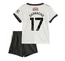 Manchester United Alejandro Garnacho #17 Koszulka Trzecia dzieci 2024-25 Krótki Rękaw (+ krótkie spodenki)